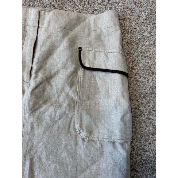 Ann Taylor LOFT 100% Linen mini skirt, NWT; Beige Linen, NWT, size 14 - Picture 10 of 10